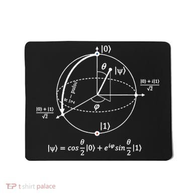 Bloch Sphere Of Quantum Information Physics And Science Mousepad