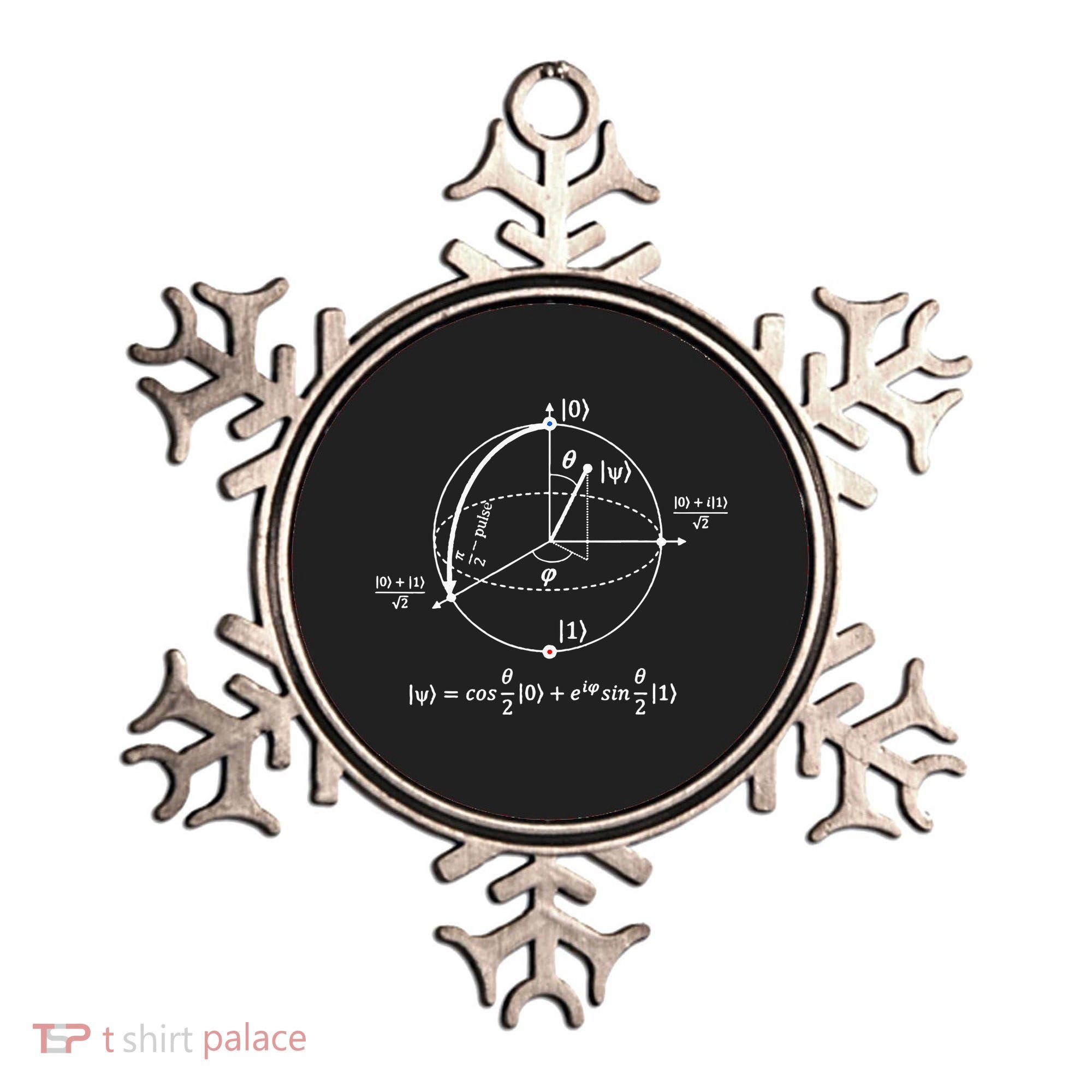 Bloch Sphere Of Quantum Information Physics And Science Ornament