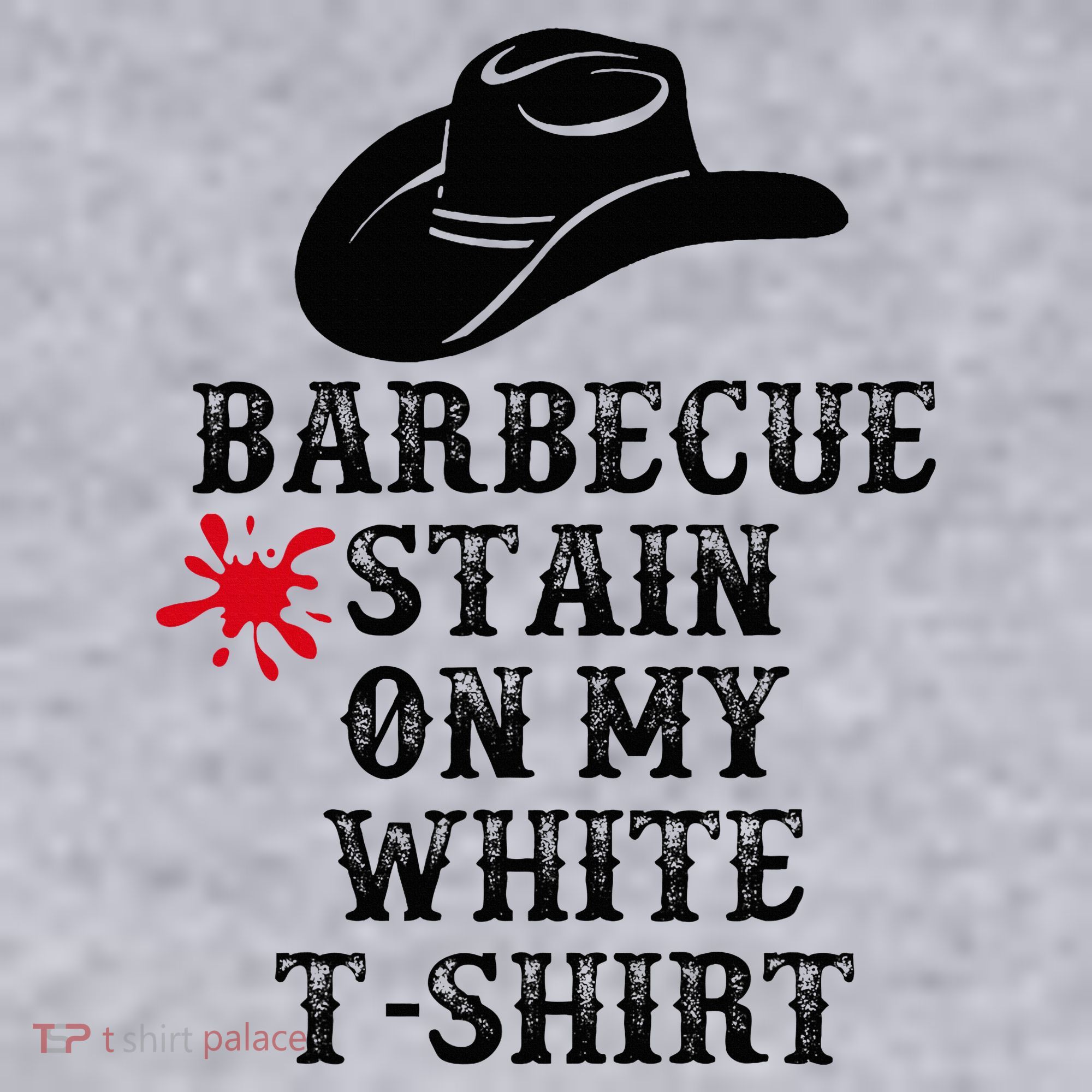 Barbecue Stain On My White Country Western Women's Sweatshirt