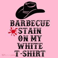 Barbecue Stain On My White Country Western Coaster thumb 2