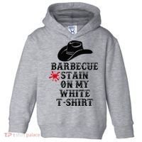Barbecue Stain On My White Country Western Toddler Hoodie thumb 0