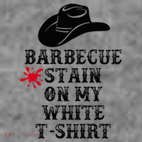 Barbecue Stain On My White Country Western Toddler Hoodie thumb 2