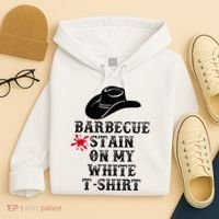 Barbecue Stain On My White Country Western Hoodie thumb 4