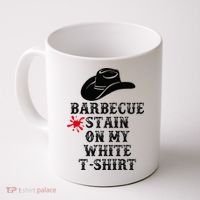 Barbecue Stain On My White Country Western Coffee Mug thumb 0