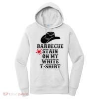 Barbecue Stain On My White Country Western Women's Hoodie thumb 0