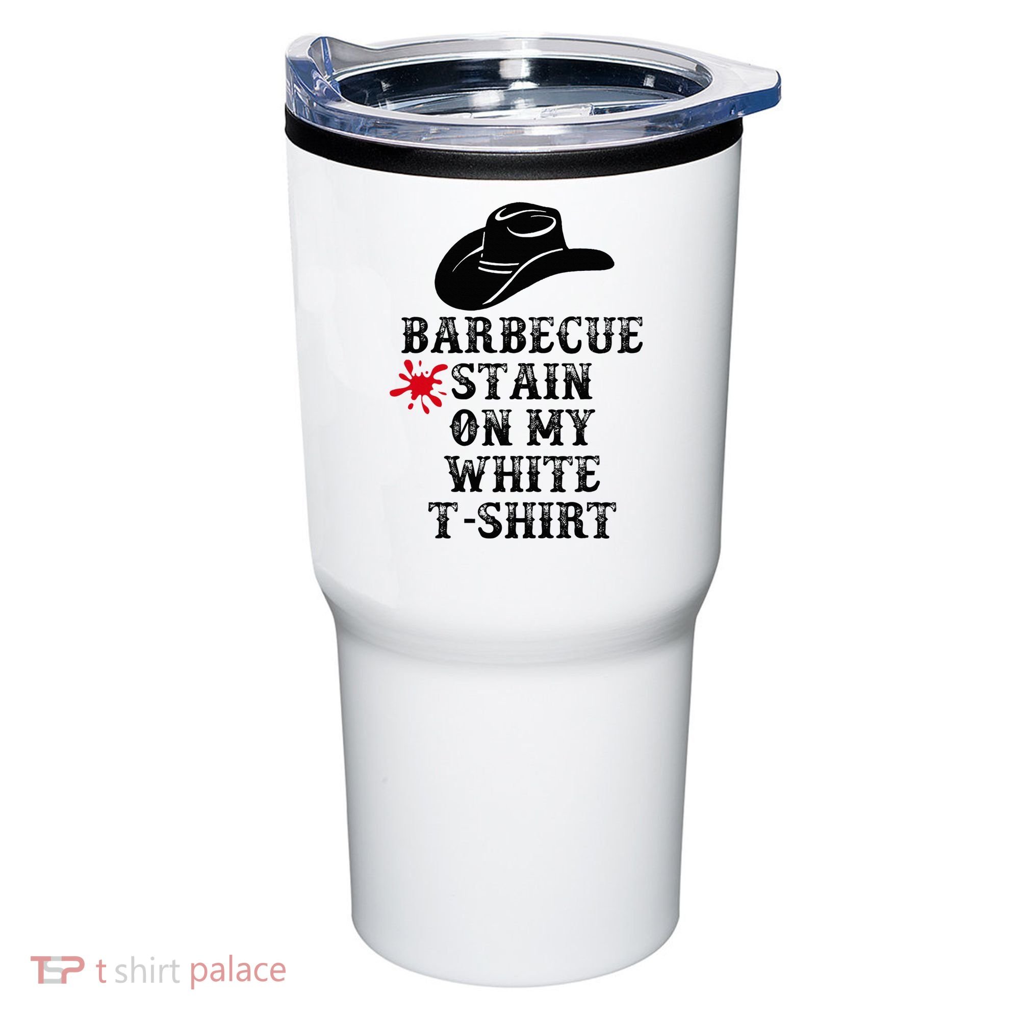 Barbecue Stain On My White Country Western Tumbler