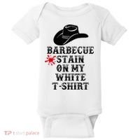 Barbecue Stain On My White Country Western Baby Bodysuit thumb 0