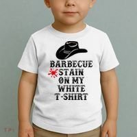 Barbecue Stain On My White Country Western Toddler T-Shirt thumb 2
