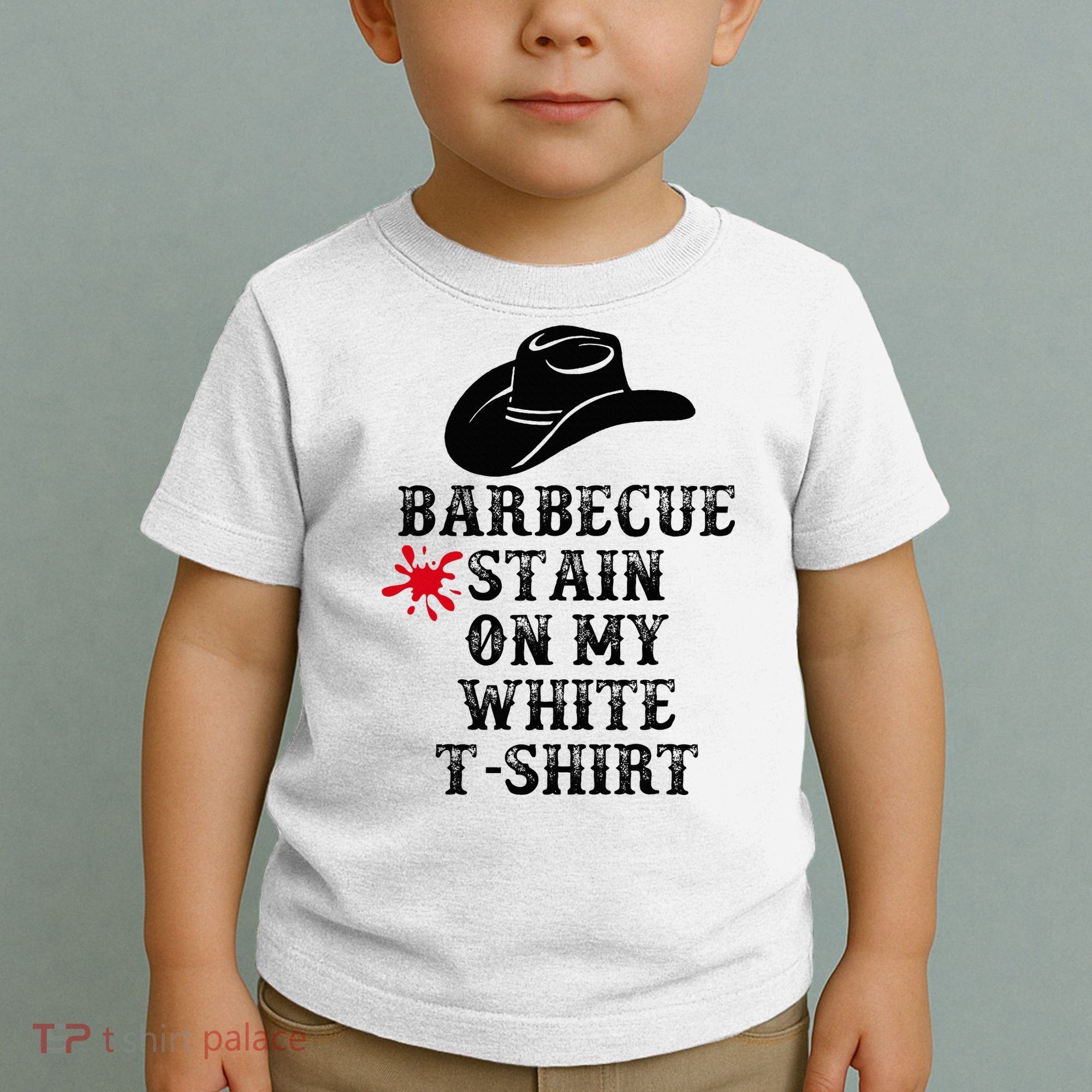 Barbecue Stain On My White Country Western Toddler T-Shirt