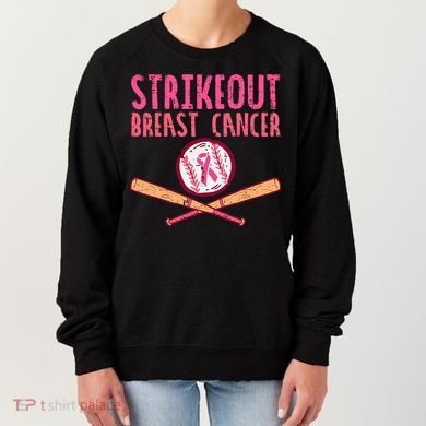Baseball Strike Out Breast Cancer Women's Sweatshirt