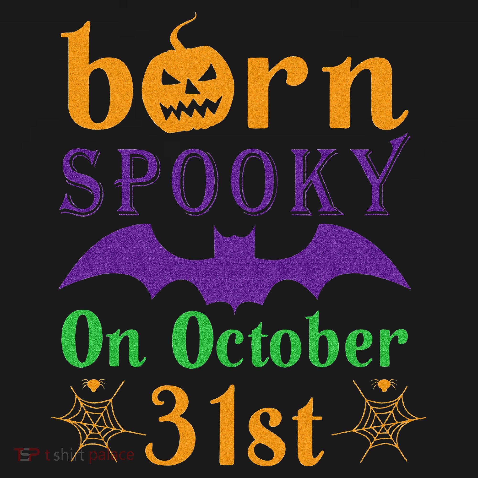 Born Spooky On Halloween October 31 Birthday Party Women's Hoodie