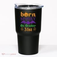 Born Spooky On Halloween October 31 Birthday Party Tumbler thumb 0