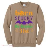 Born Spooky On Halloween October 31 Birthday Party Sweatshirt thumb 0