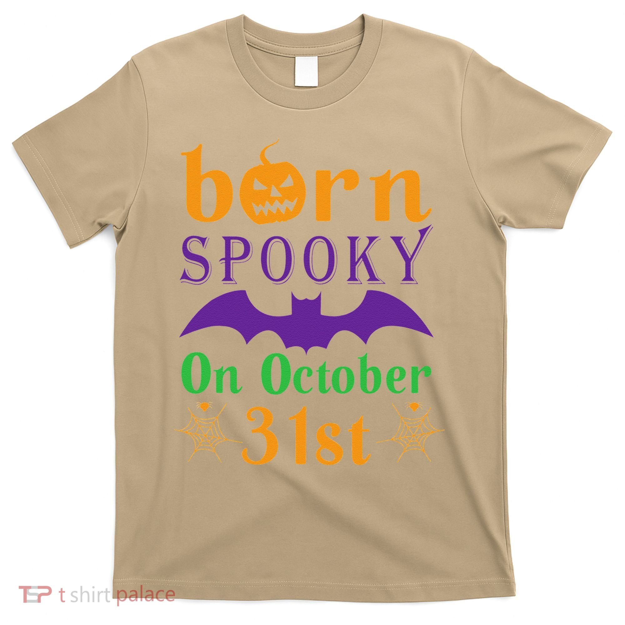 Born Spooky On Halloween October 31 Birthday Party T-Shirt