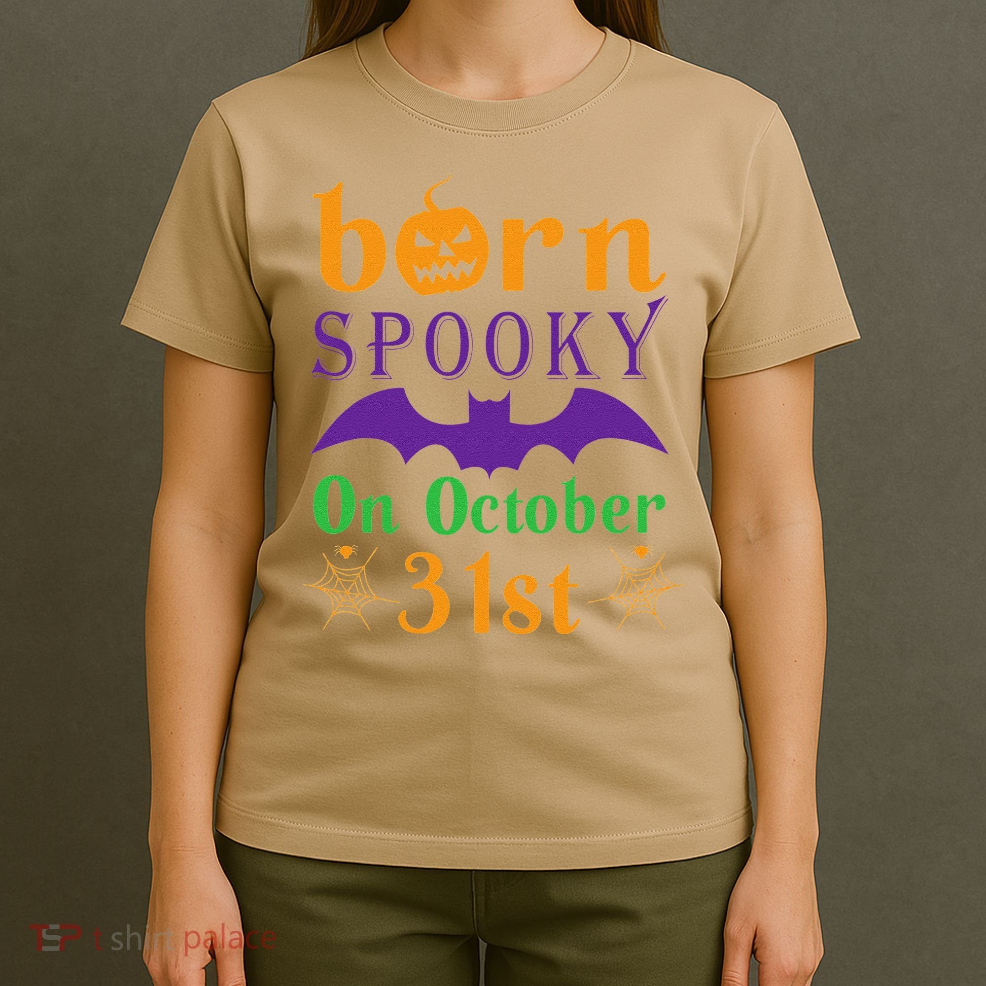 Born Spooky On Halloween October 31 Birthday Party T-Shirt