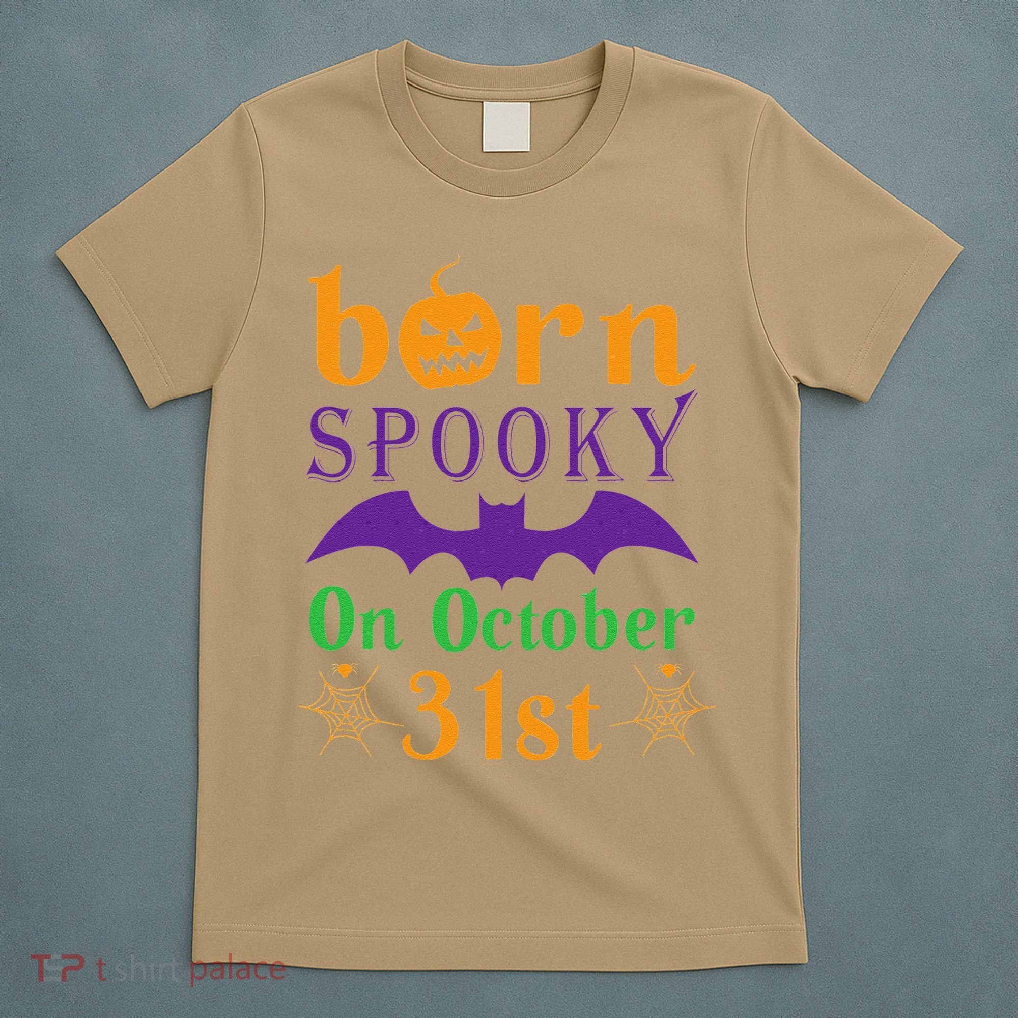Born Spooky On Halloween October 31 Birthday Party T-Shirt