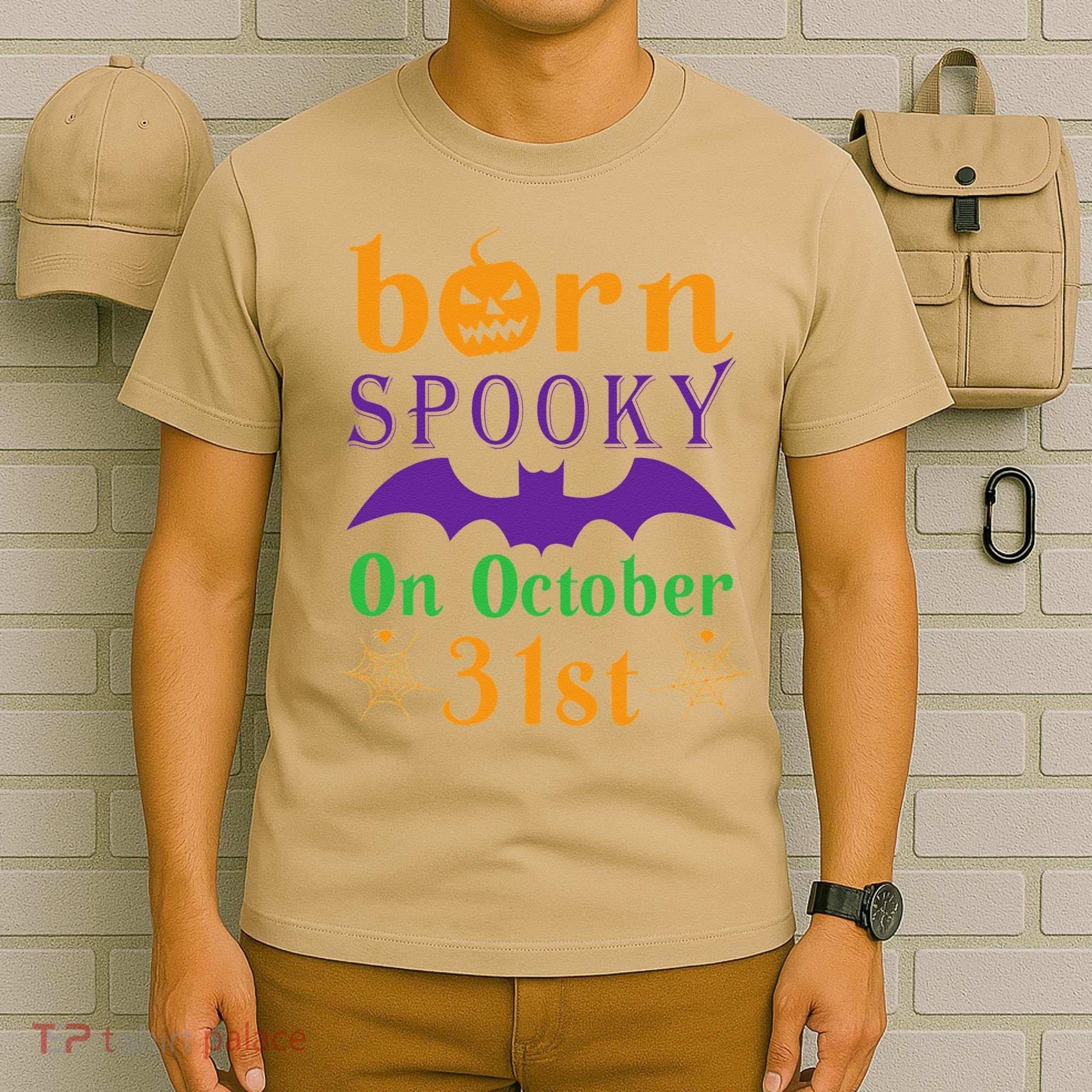 Born Spooky On Halloween October 31 Birthday Party T-Shirt