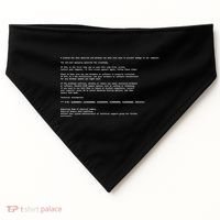 BSOD Computer Error Blue Screen Of Death USA-Made Doggie Bandana thumb 0