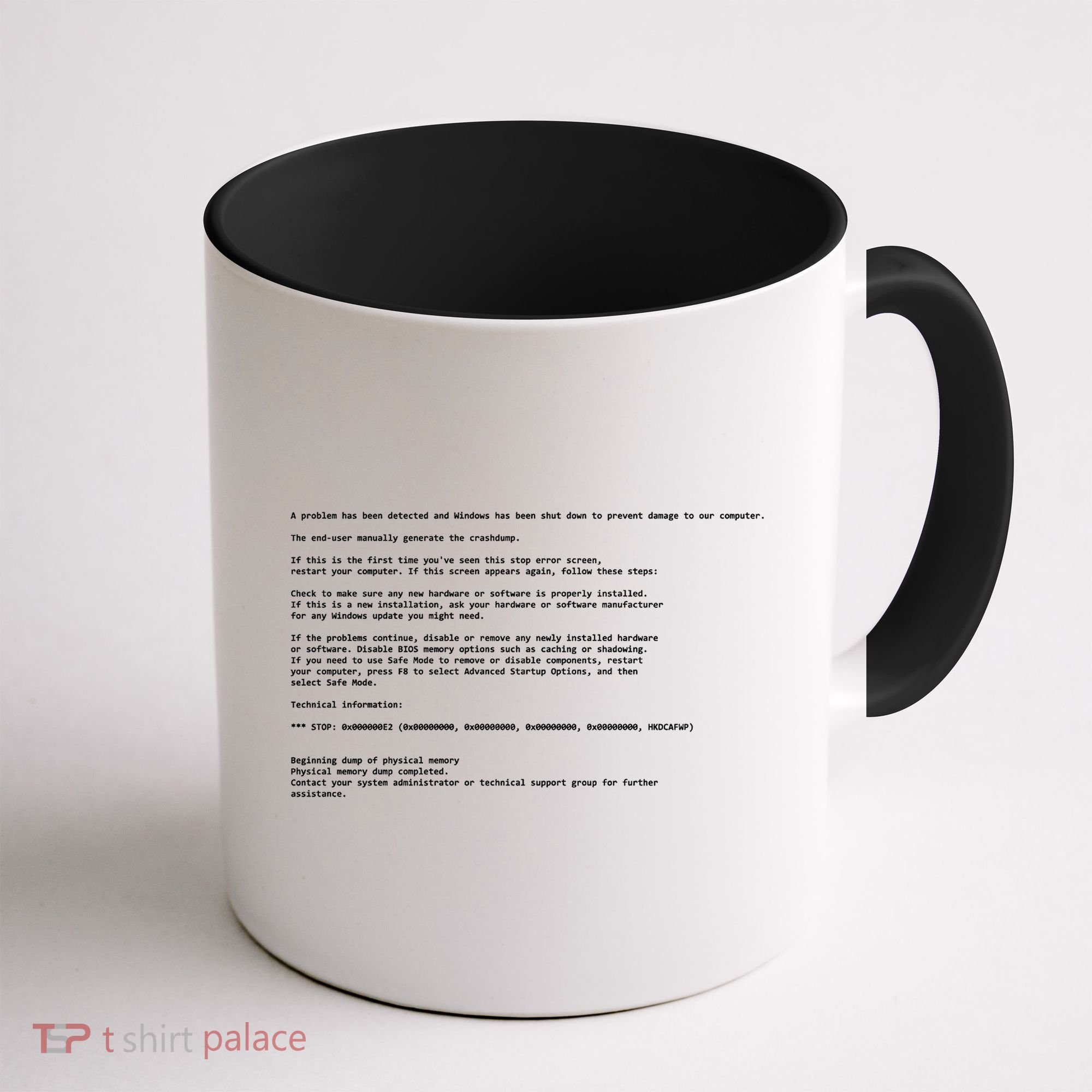 BSOD Computer Error Blue Screen Of Death Coffee Mug