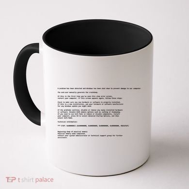 BSOD Computer Error Blue Screen Of Death Coffee Mug