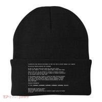 BSOD Computer Error Blue Screen Of Death Beanie thumb 0