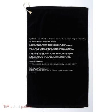 BSOD Computer Error Blue Screen Of Death Golf Towel