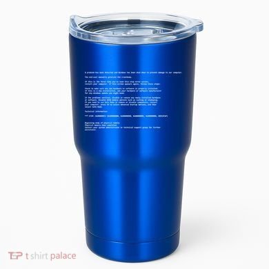 BSOD Computer Error Blue Screen Of Death Tumbler