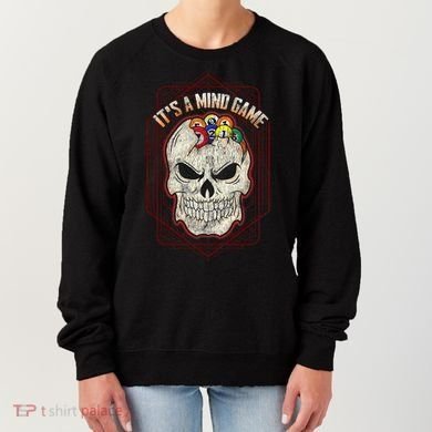Billiards Skull Pool Balls ItS A Mind Game Women's Sweatshirt