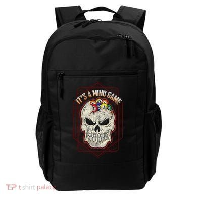 Billiards Skull Pool Balls ItS A Mind Game Backpack