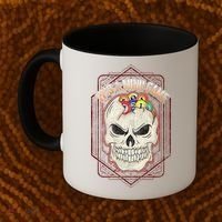 Billiards Skull Pool Balls ItS A Mind Game Coffee Mug thumb 2