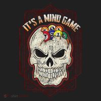 Billiards Skull Pool Balls ItS A Mind Game Tumbler thumb 3