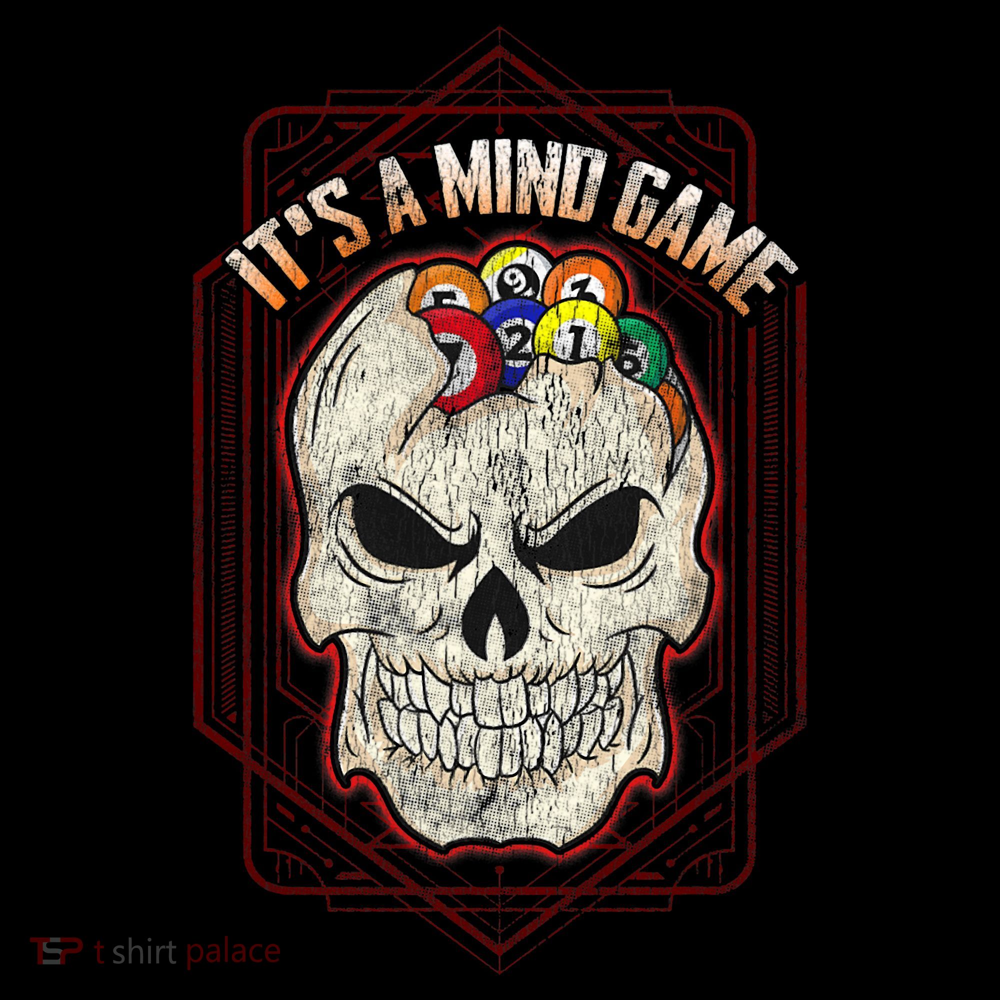 Billiards Skull Pool Balls ItS A Mind Game Toddler Hoodie