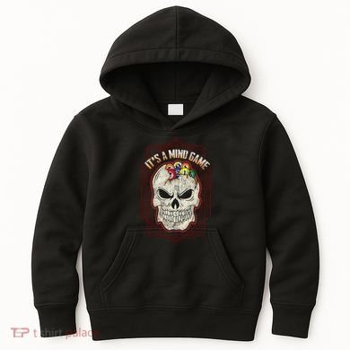 Billiards Skull Pool Balls ItS A Mind Game Kids Hoodie