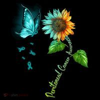 Butterfly Sunflower Peritoneal Cancer Awareness Gift Coffee Mug thumb 5