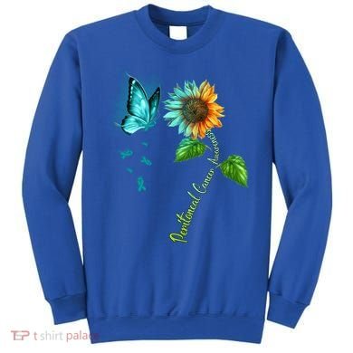 Butterfly Sunflower Peritoneal Cancer Awareness Gift Sweatshirt