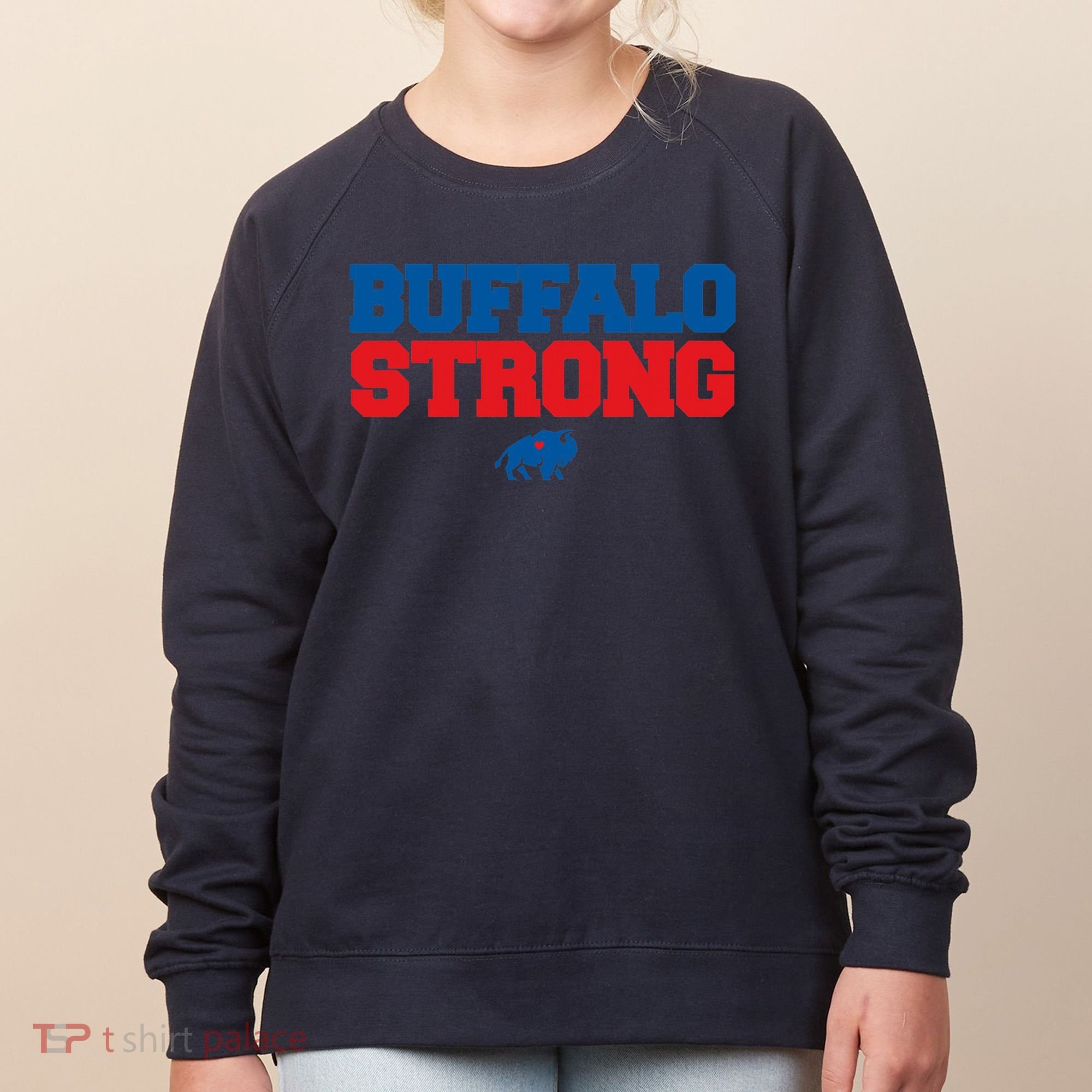Buffalo Strong Pray For Buffalo Community Strength Women's Sweatshirt