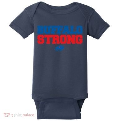 Buffalo Strong Pray For Buffalo Community Strength Baby Bodysuit
