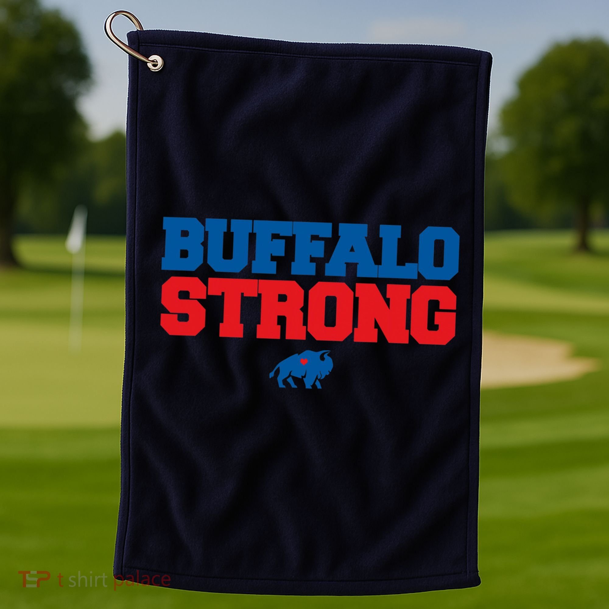 Buffalo Strong Pray For Buffalo Community Strength Golf Towel