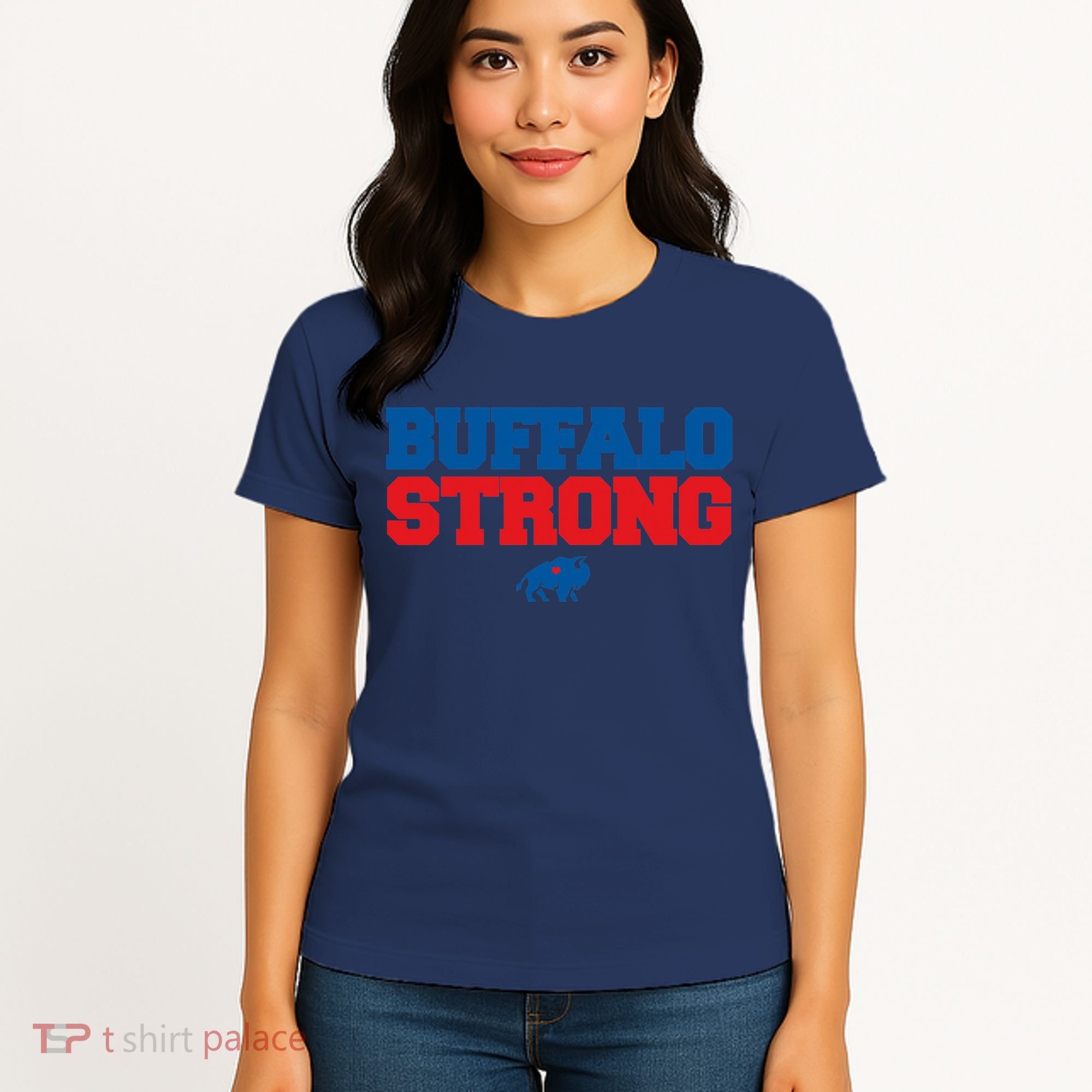 Buffalo Strong Pray For Buffalo Community Strength Women's T-Shirt