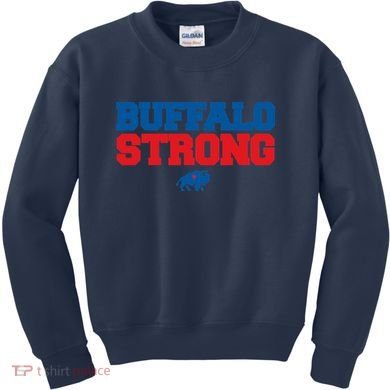 Buffalo Strong Pray For Buffalo Community Strength Kids Sweatshirt