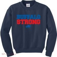 Buffalo Strong Pray For Buffalo Community Strength Kids Sweatshirt thumb 0