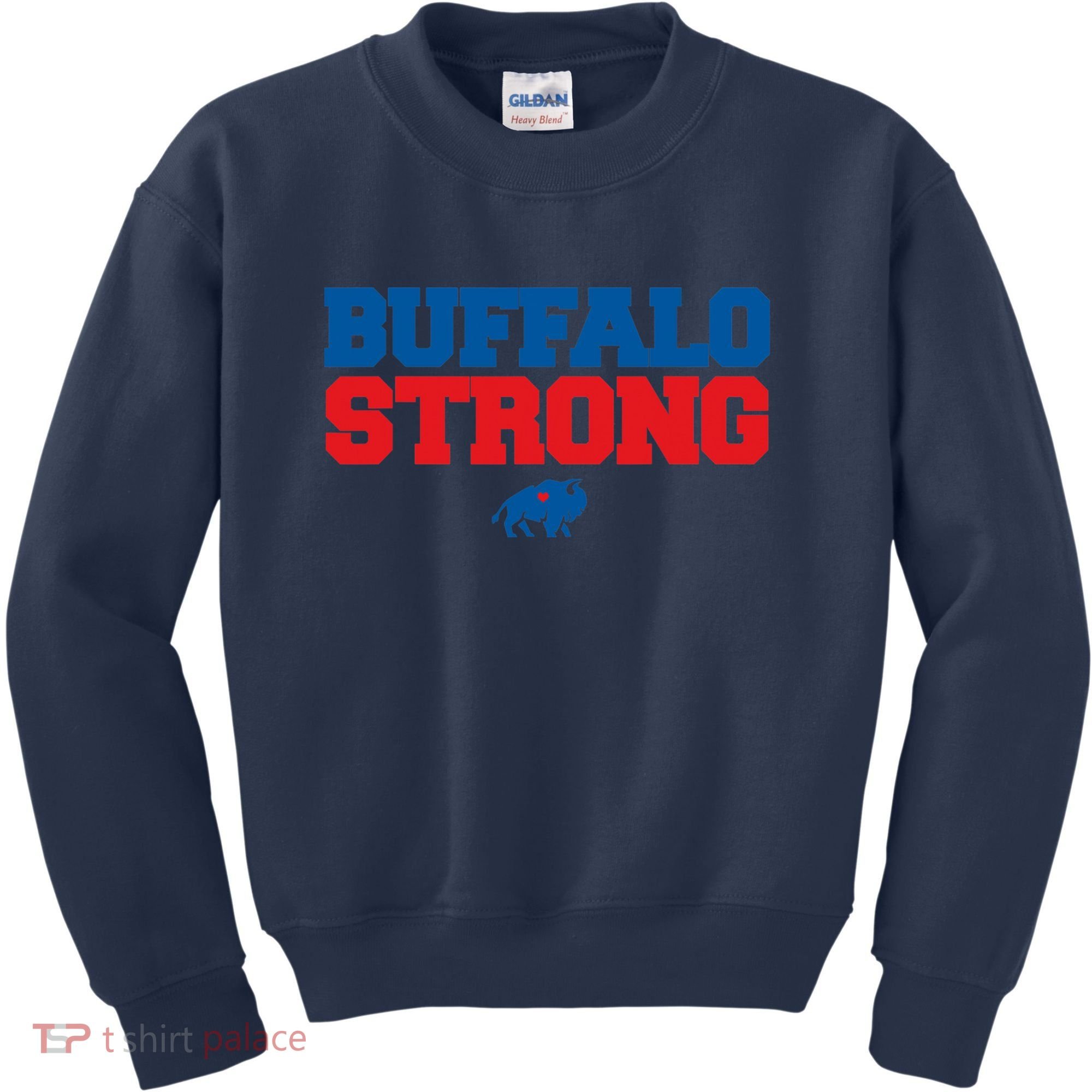 Buffalo Strong Pray For Buffalo Community Strength Kids Sweatshirt