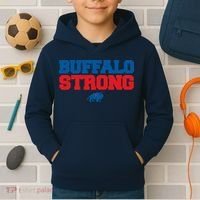 Buffalo Strong Pray For Buffalo Community Strength Kids Hoodie thumb 2