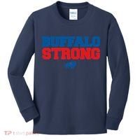 Buffalo Strong Pray For Buffalo Community Strength Kids Long Sleeve Shirt thumb 0