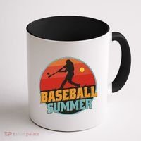 Baseball Summer Player Coffee Mug thumb 1