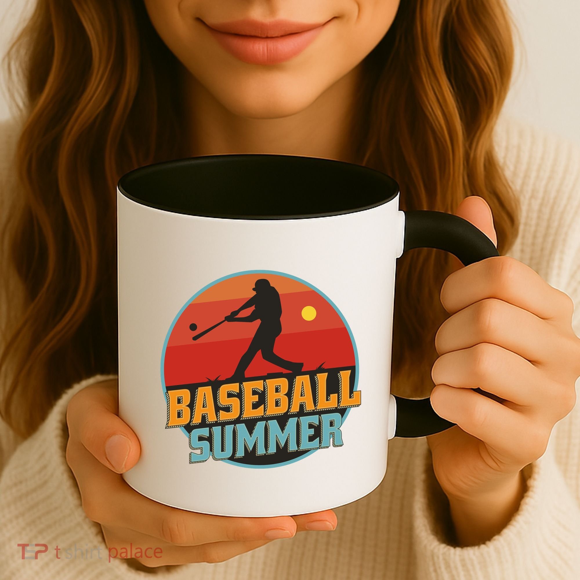 Baseball Summer Player Coffee Mug