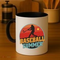 Baseball Summer Player Coffee Mug thumb 4