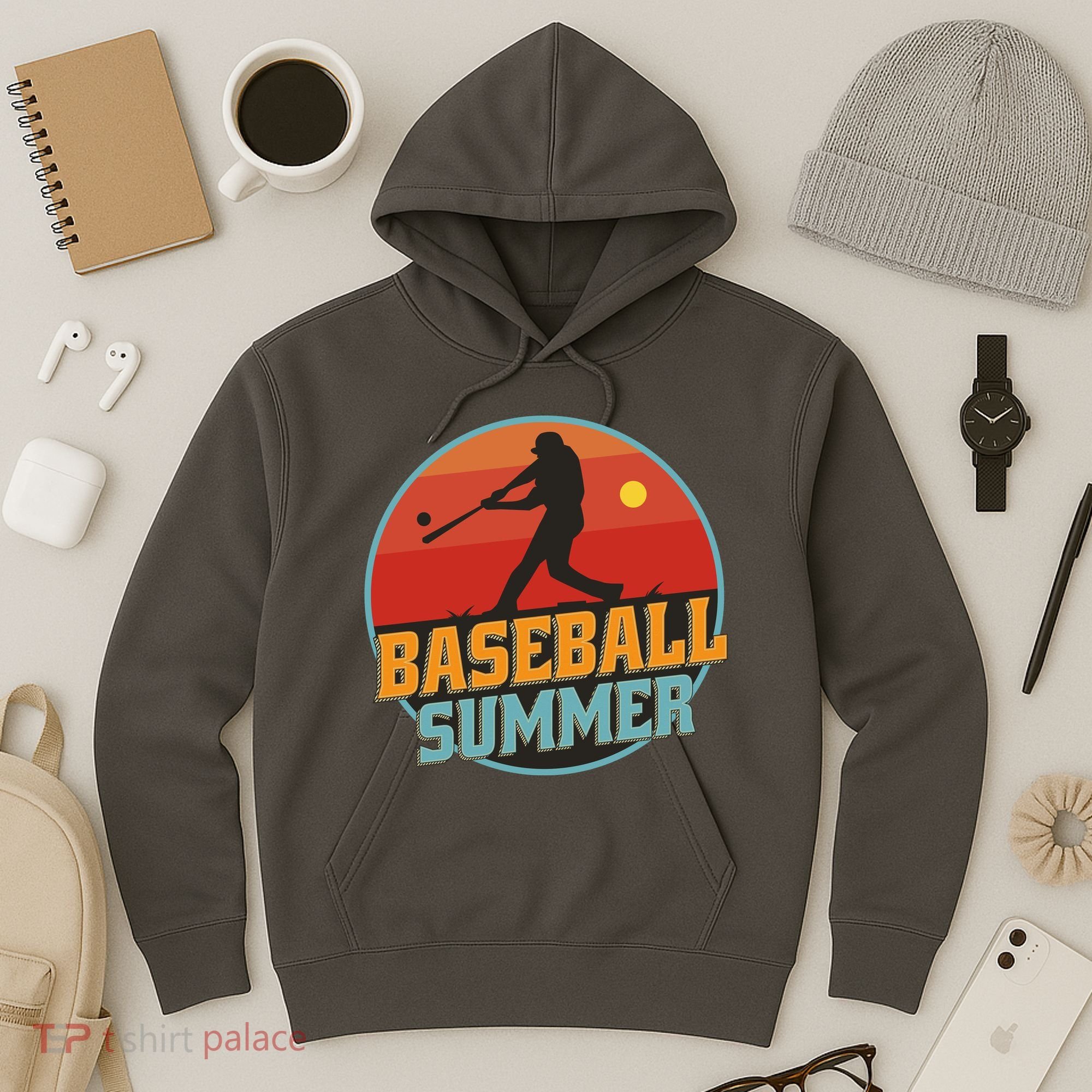 Baseball Summer Player Hoodie