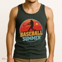 Baseball Summer Player Tank Top thumb 3