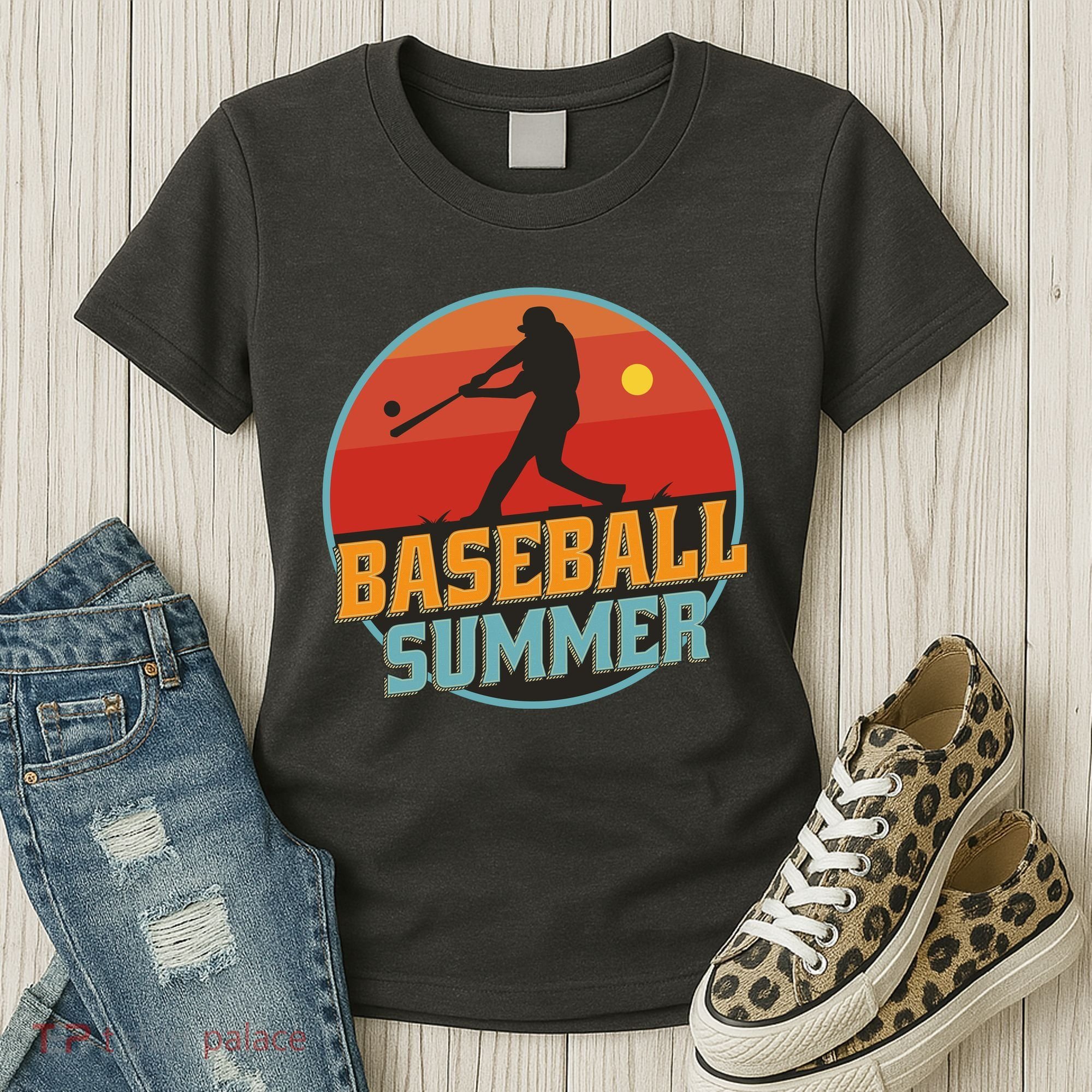 Baseball Summer Player Women's T-Shirt